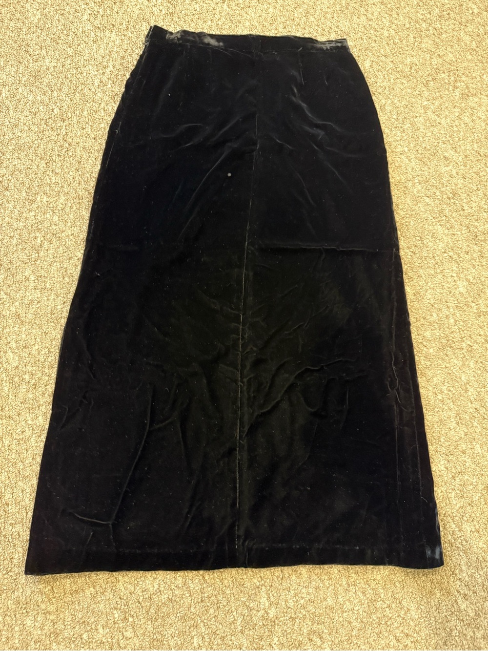 Vintage Black Maxi Skirt